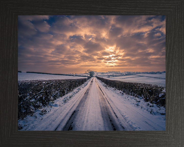 A road through the Lake District to Kirkby Lonsdale Cumbria Photo Print - Canvas - Framed Photo Print - Hampshire Prints