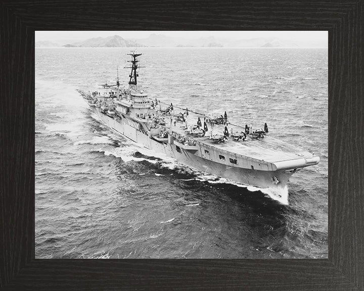 HMS Triumph R16 Royal Navy Colossus class aircraft carrier Photo Print or Framed Print - Hampshire Prints