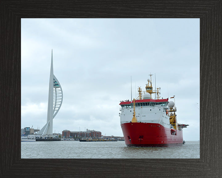 HMS Protector A173 Royal Navy Ice patrol ship Photo Print or Framed Print - Hampshire Prints