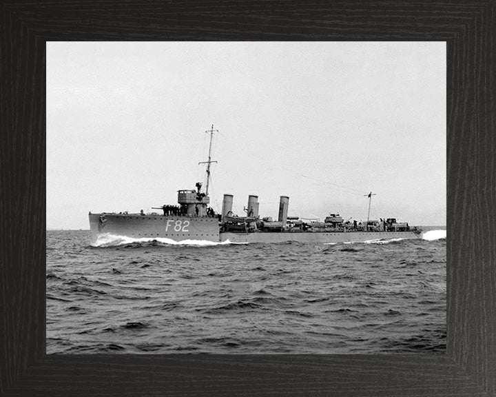 HMS Thisbe F82 Royal Navy R class destroyer Photo Print or Framed Print - Hampshire Prints