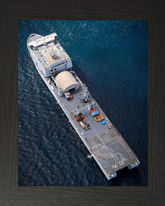 RFA Mounts Bay L3008 Royal Fleet Auxiliary Bay class auxiliary dock landing ship Photo Print or Framed Print - Hampshire Prints