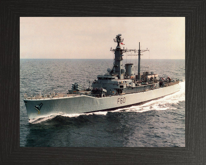 HMS Jupiter F60 Royal Navy Leander class frigate Photo Print or Framed Print - Hampshire Prints