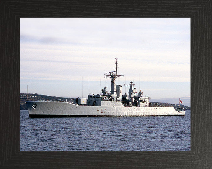 HMS Rothesay F107 Royal Navy Rothesay Class frigate Photo Print or Framed Print - Hampshire Prints