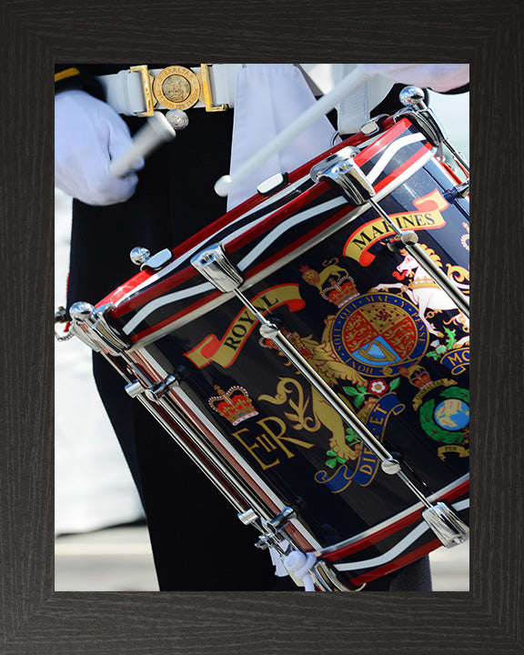 The Drum of a Royal marines band service drummer Photo Print or Framed Photo Print - Hampshire Prints