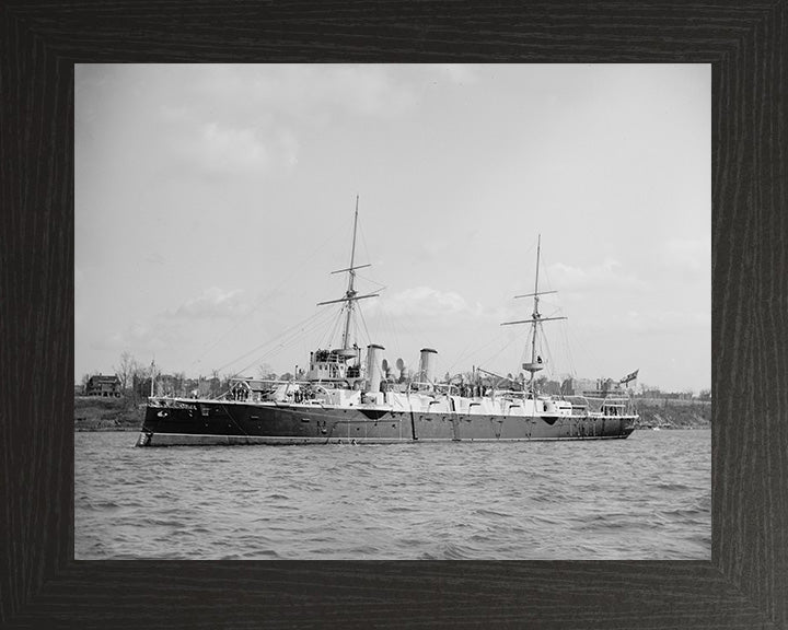 HMS Australia (1886) Royal Navy Orlando class armoured cruiser Photo Print or Framed Photo Print - Hampshire Prints