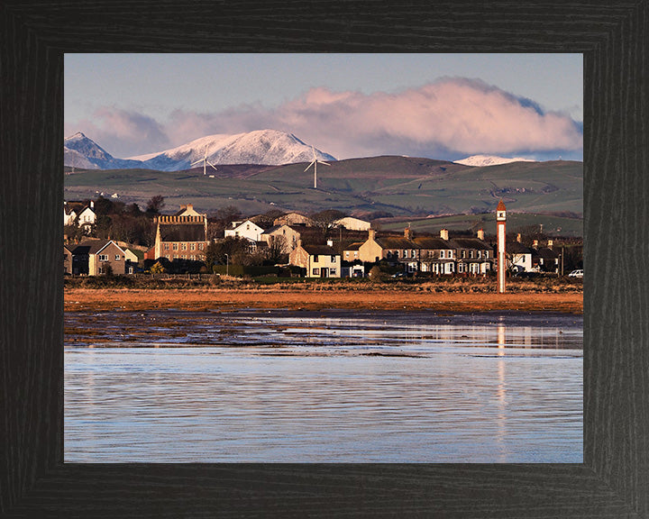 Rampside Leading Light Barrow-in-Furness at sunset Photo Print - Canvas - Framed Photo Print - Hampshire Prints