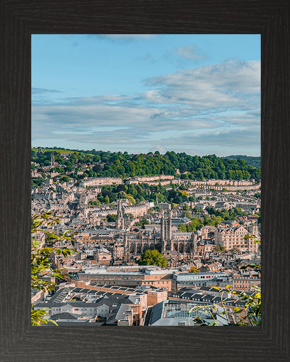 Bath Somerset from above Photo Print - Canvas - Framed Photo Print - Hampshire Prints