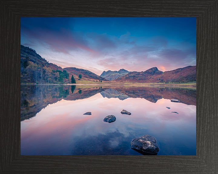 Blea Tarn the Lake District Cumbria at sunset Photo Print - Canvas - Framed Photo Print - Hampshire Prints