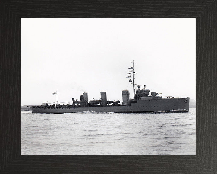 HMS Scourge 1910 Royal Navy Beagle class destroyer Photo Print or Framed Print - Hampshire Prints