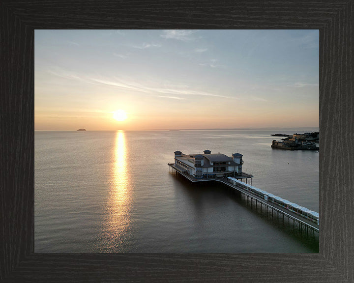 Weston-super-Mare pier Somerset from above Photo Print - Canvas - Framed Photo Print - Hampshire Prints