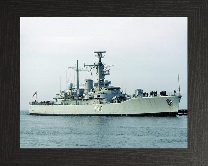 HMS Jupiter F60 Royal Navy Leander class frigate Photo Print or Framed Print - Hampshire Prints