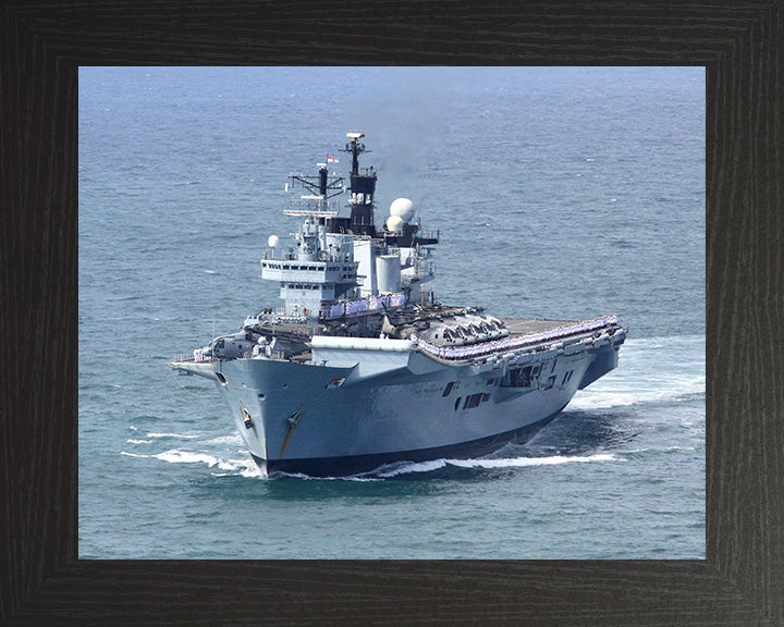 HMS Illustrious R06 Royal Navy Invincible class Aircraft Carrier Photo Print or Framed Print - Hampshire Prints