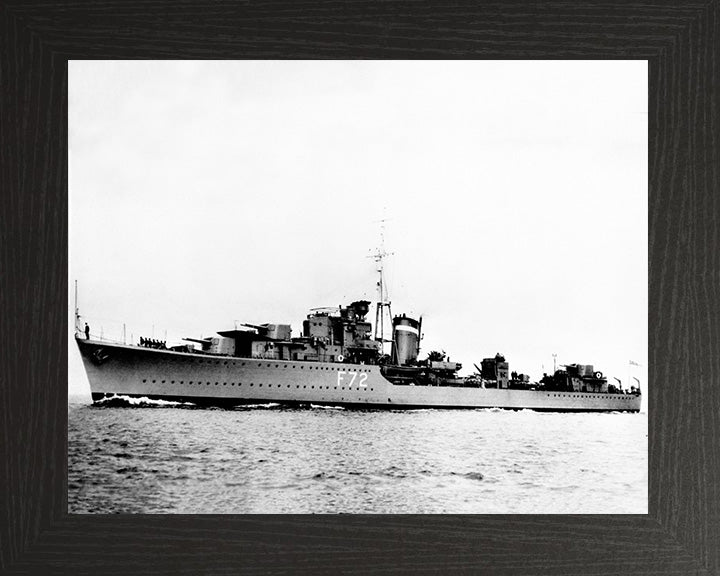 HMS Jersey F72 Royal Navy J class destroyer Photo Print or Framed Print - Hampshire Prints