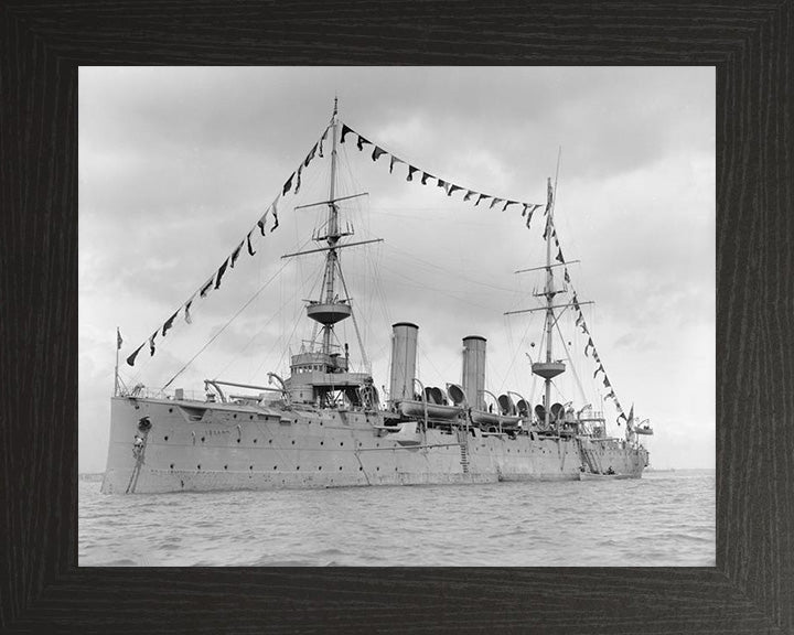 HMS Venus (1895) Royal Navy eclipse Class protected cruiser Photo Print or Framed Print - Hampshire Prints