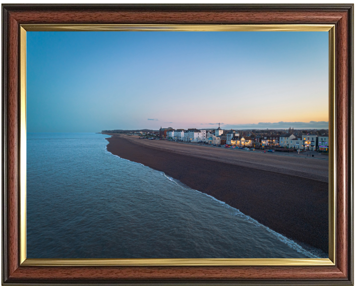 Deal beach Kent from above Photo Print - Canvas - Framed Photo Print - Hampshire Prints