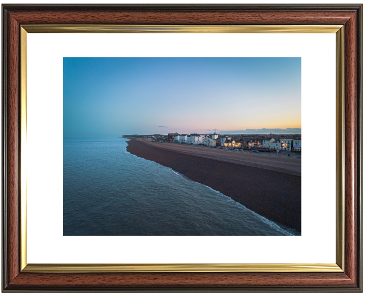 Deal beach Kent from above Photo Print - Canvas - Framed Photo Print - Hampshire Prints