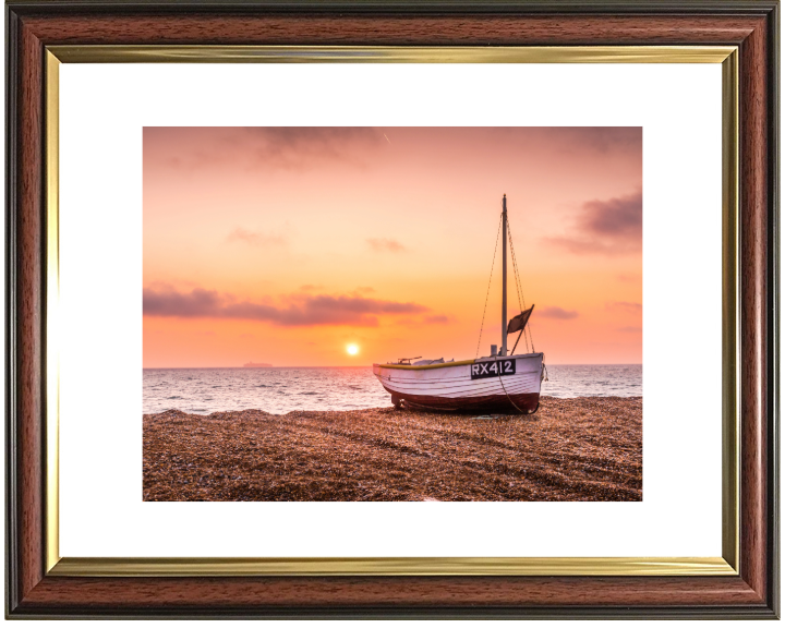 Dungeness Beach in Kent at sunset  Photo Print - Canvas - Framed Photo Print - Hampshire Prints