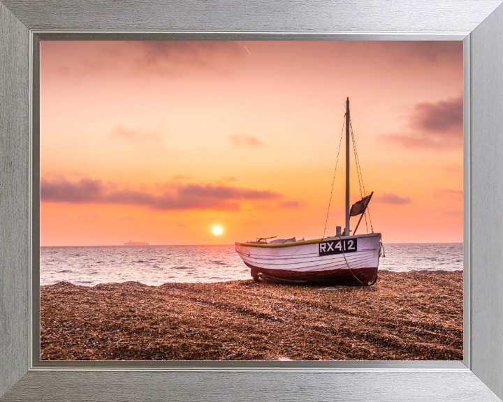 Dungeness Beach in Kent at sunset  Photo Print - Canvas - Framed Photo Print - Hampshire Prints