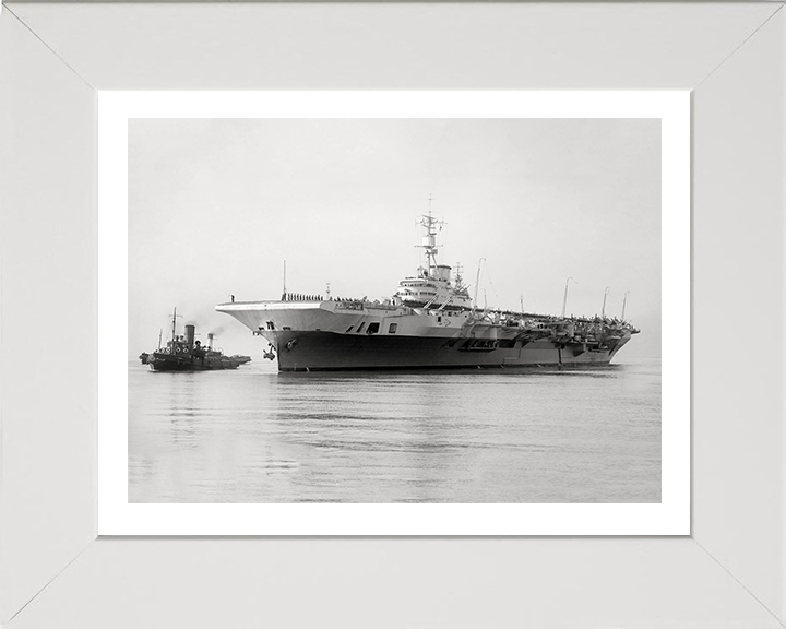 HMS Implacable R86 Royal Navy Implacable Class Aircraft Carrier Photo Print or Framed Print - Hampshire Prints