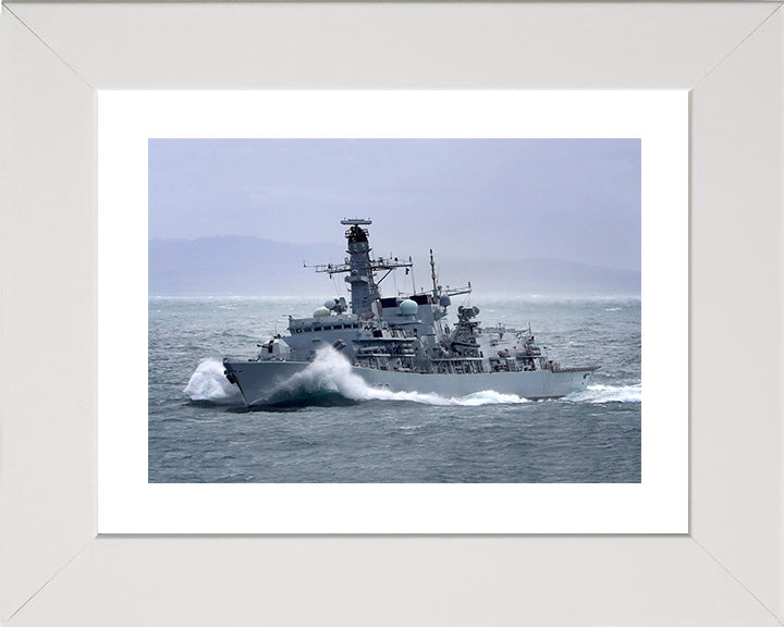 HMS Portland F79 Royal Navy Type 23 frigate Photo Print or Framed Print - Hampshire Prints