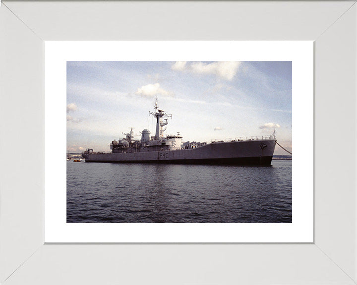 HMS Sirius F40 Royal Navy Leander class frigate Photo Print or Framed Print - Hampshire Prints