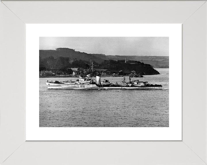 HMS Wensleydale L86 Royal Navy Hunt class destroyer Photo Print or Framed Print - Hampshire Prints