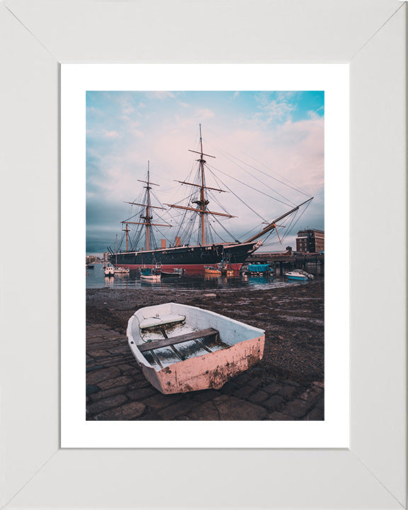 HMS Warrior birthed at Portsmouth Hampshire UK Photo Print - Canvas - Framed Photo Print - Hampshire Prints