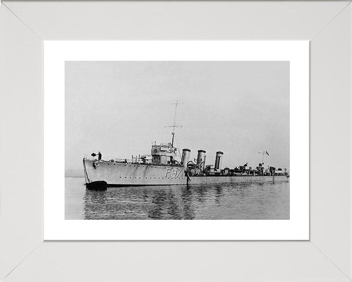 HMS Redgauntlet F97 Royal Navy R class destroyer Photo Print or Framed Print - Hampshire Prints