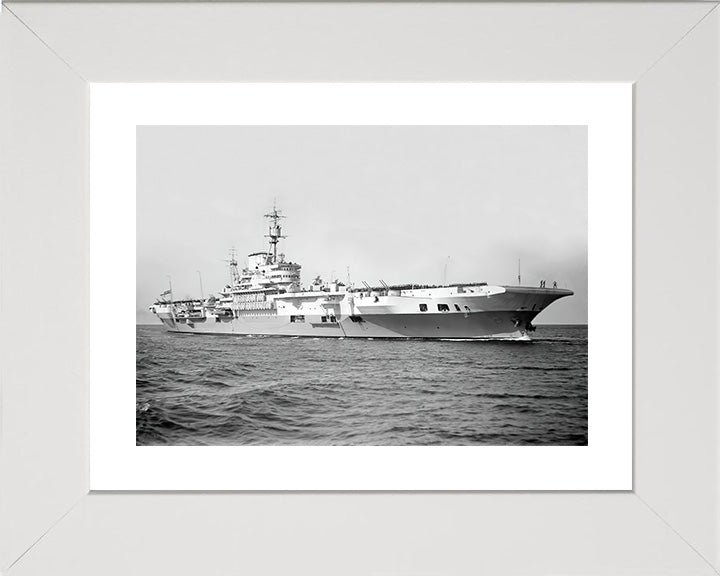 HMS Venerable R63 Royal Navy Colossus class light fleet aircraft carrier Photo Print or Framed Print - Hampshire Prints