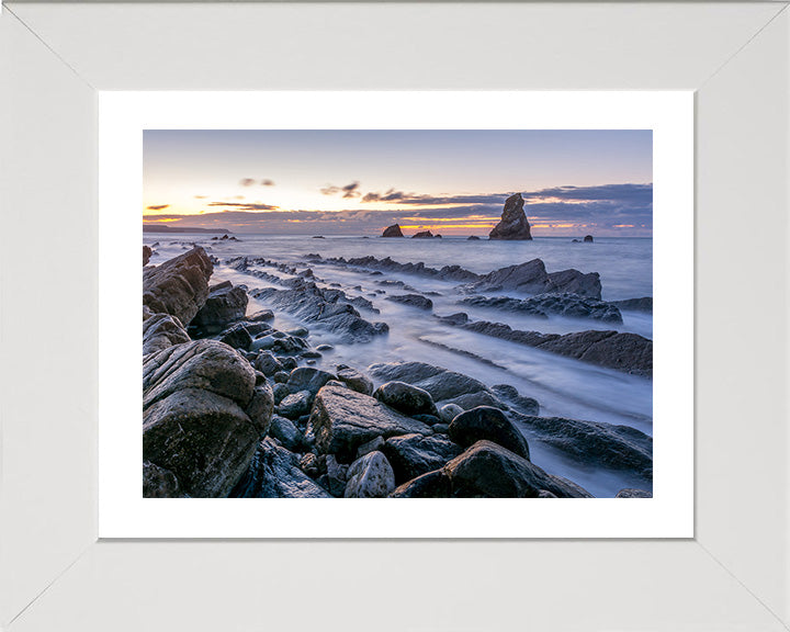 Mupe Bay Dorset at sunset Photo Print - Canvas - Framed Photo Print - Hampshire Prints