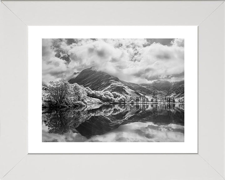 Buttermere lake the Lake District Cumbria black and white Photo Print - Canvas - Framed Photo Print - Hampshire Prints