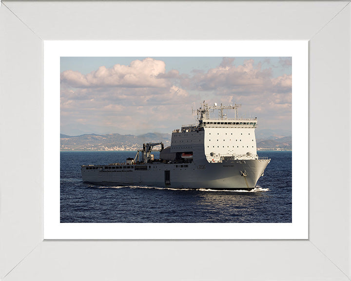 RFA Mounts Bay L3008 Royal Fleet Auxiliary Bay class auxiliary dock landing ship Photo Print or Framed Print - Hampshire Prints