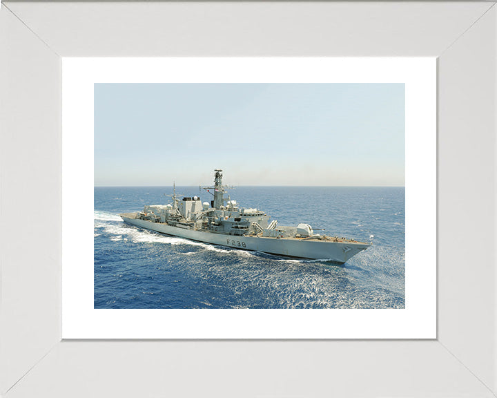 HMS Northumberland F238 Royal Navy type 23 Frigate Photo Print or Framed Print - Hampshire Prints