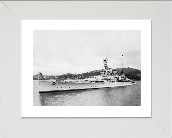 HMS Renown (1916) Royal Navy Renown class battlecruiser Photo Print or Framed Print - Hampshire Prints