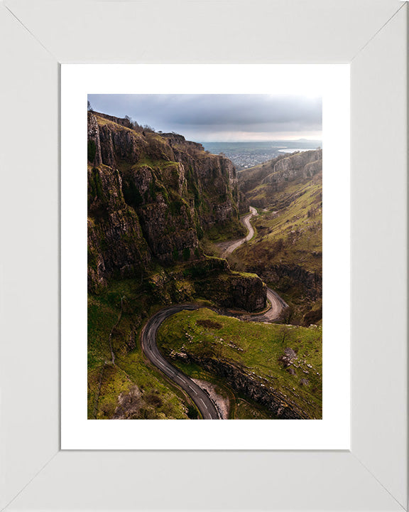 The winding road to Cheddar gorge Somerset Photo Print - Canvas - Framed Photo Print - Hampshire Prints