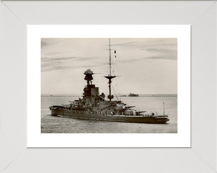 HMS Revenge (06) Royal Navy Revenge class battleship Photo Print or Framed Print - Hampshire Prints