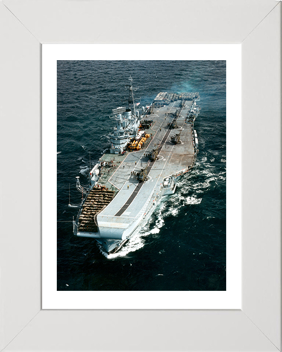 HMS Hermes R12 | Photo Print | Framed Print | Centaur Class | Aircraft Carrier | Royal Navy