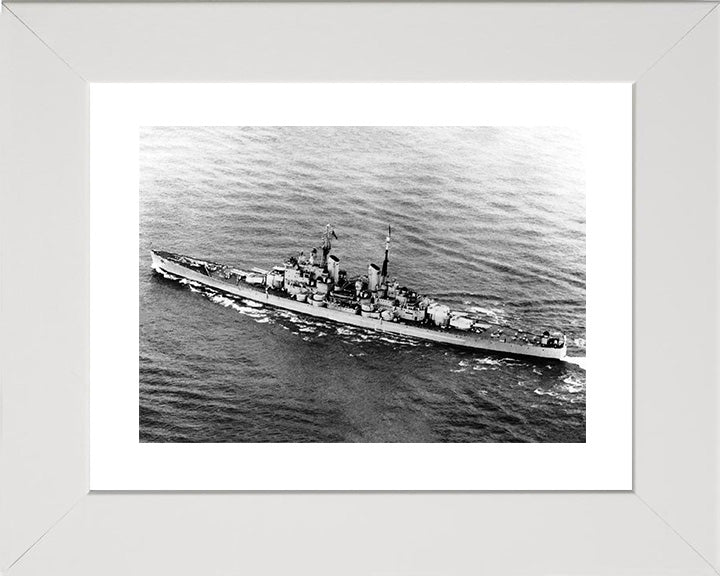 HMS Vanguard (23) Royal Navy fast battleship Photo Print or Framed Print - Hampshire Prints