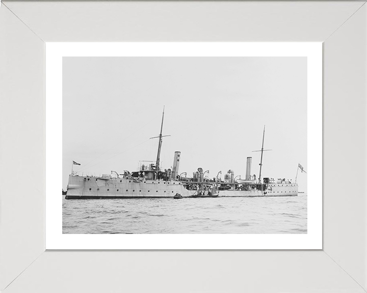 HMS Harrier (1894) Royal Navy Dryas class gunship Photo Print or Framed Print - Hampshire Prints