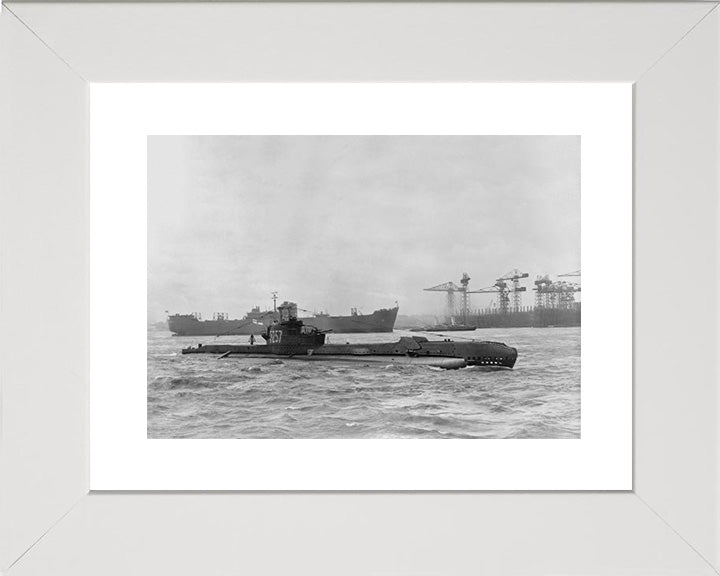 HMS Saga P257 Royal Navy S class submarine Photo Print or Framed Print - Hampshire Prints