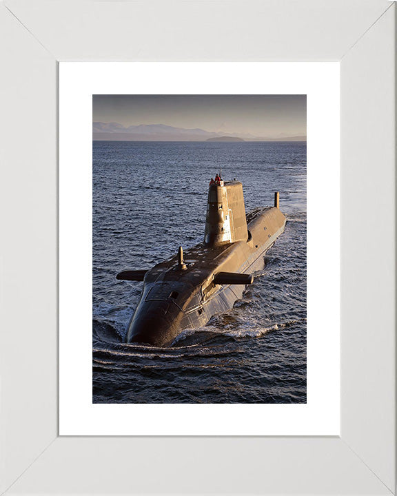 HMS Ambush S120 Royal Navy Astute class Submarine Photo Print or Framed Print - Hampshire Prints