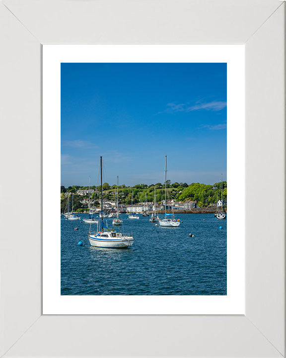 Falmouth harbour Cornwall in summer Photo Print - Canvas - Framed Photo Print - Hampshire Prints