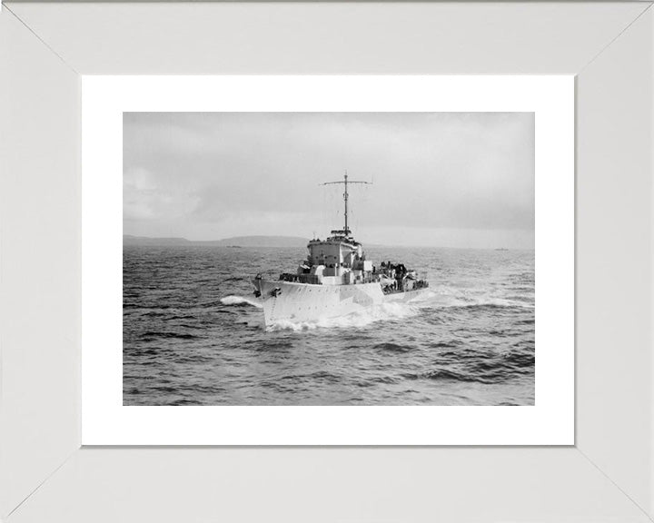 HMS Haldon L19 Royal Navy Hunt class destroyer Photo Print or Framed Print - Hampshire Prints