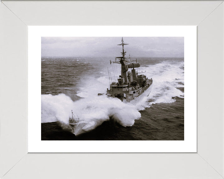 HMS Minerva F45 Royal Navy Leander class Frigate Photo Print or Framed Print - Hampshire Prints