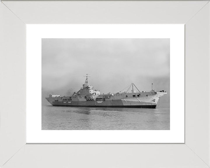HMS Pioneer R76 Royal Navy Colossus class aircraft carrier Photo Print or Framed Print - Hampshire Prints