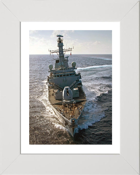 HMS Monmouth F235 Royal Navy type 23 Frigate Photo Print or Framed Print - Hampshire Prints