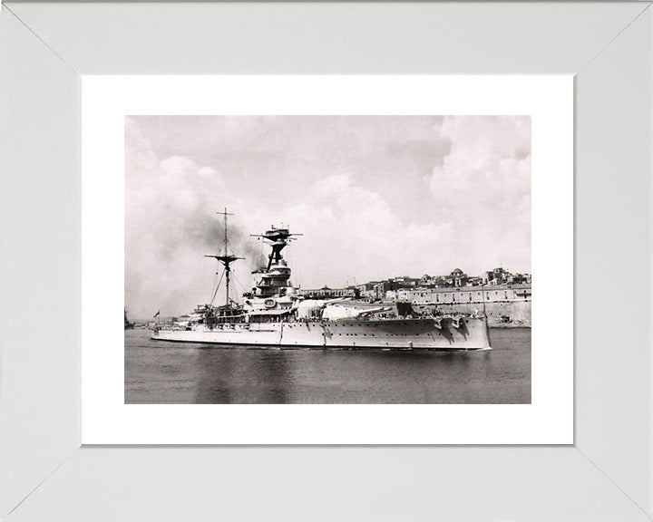 HMS Ramillies (07) Royal Navy Revenge class battleship Photo Print or Framed Print - Hampshire Prints