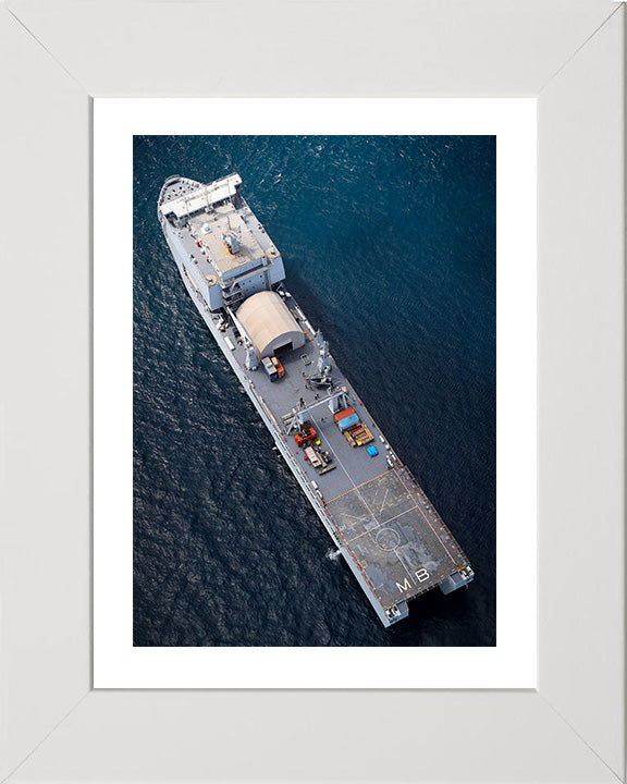 RFA Mounts Bay L3008 Royal Fleet Auxiliary Bay class auxiliary dock landing ship Photo Print or Framed Print - Hampshire Prints