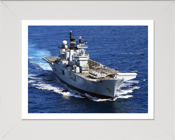 HMS Illustrious R06 Royal Navy Invincible class Aircraft Carrier Photo Print or Framed Print - Hampshire Prints