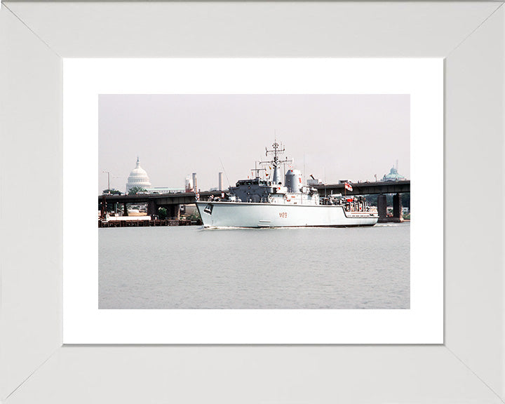 HMS Brecon M29 Royal Navy Hunt class mine countermeasures vessel Photo Print or Framed Print - Hampshire Prints